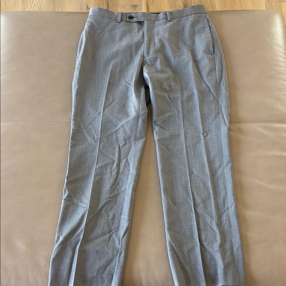 Calvin Klein Slim Fit Gray Dress Pants